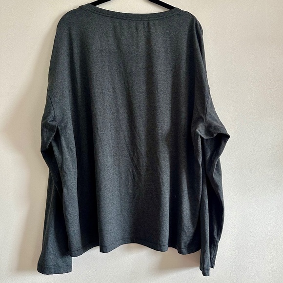 Athleta Uptempo II Long Sleeve Top | Women’s 1X | Black Heather Athleisure - Picture 5 of 10